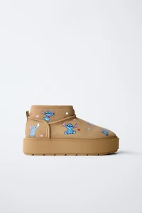 BOTTINES EFFET FOURRURE LILO & STITCH © DISNEY