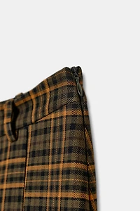 ZW COLLECTION PLAID MIDI SKIRT