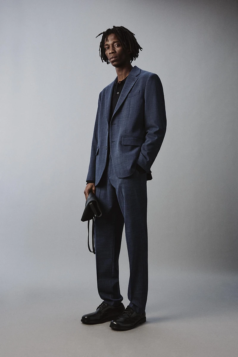 VESTE DE COSTUME STRUCTURÉE