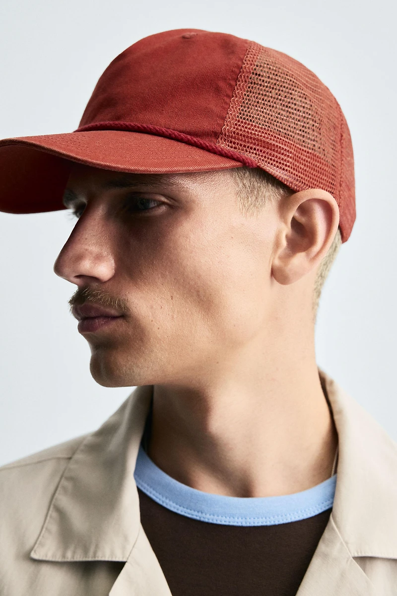 CORD MESH CAP