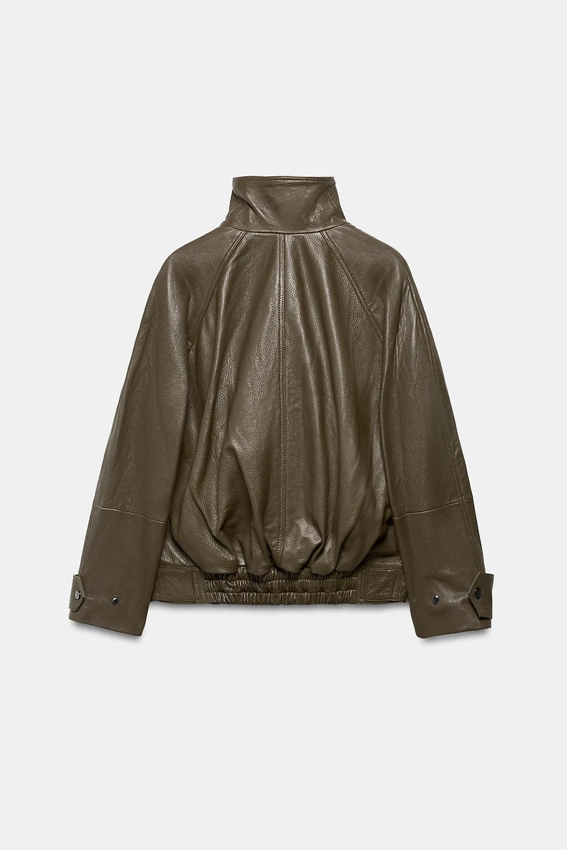 ZW COLLECTION LIMITED EDITION OVERSIZED LEATHER JACKET