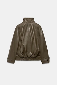 ZW COLLECTION LIMITED EDITION OVERSIZED LEATHER JACKET