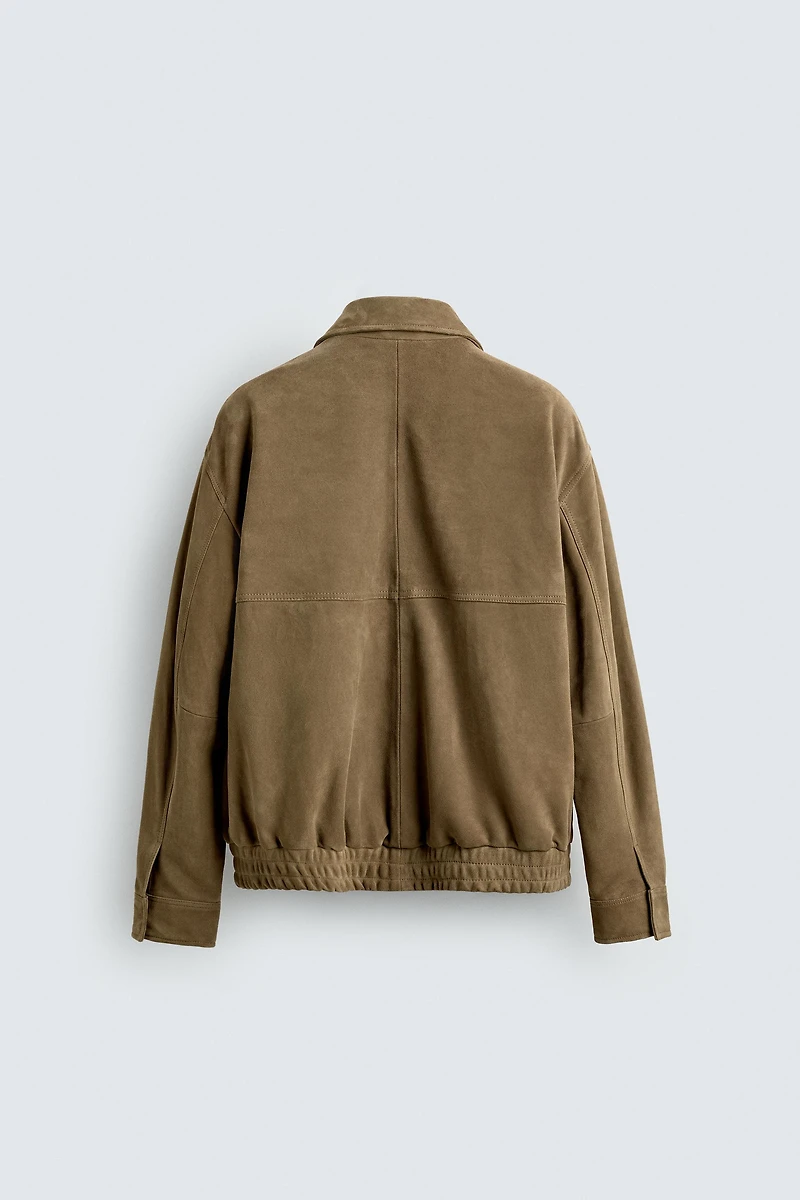 SUEDE LEATHER JACKET
