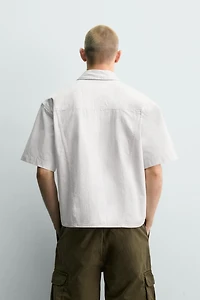 WASHED BOXY FIT OVERSHIRT
