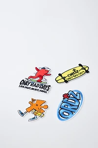 FOUR-PACK OF SHAPED PATCHES