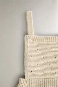 CHILDREN’S CHUNKY KNIT DUNGAREES