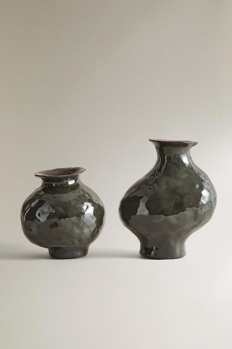 IRREGULAR CERAMIC VASE