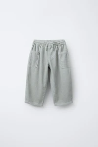 CORDUROY PANTS WITH POCKETS