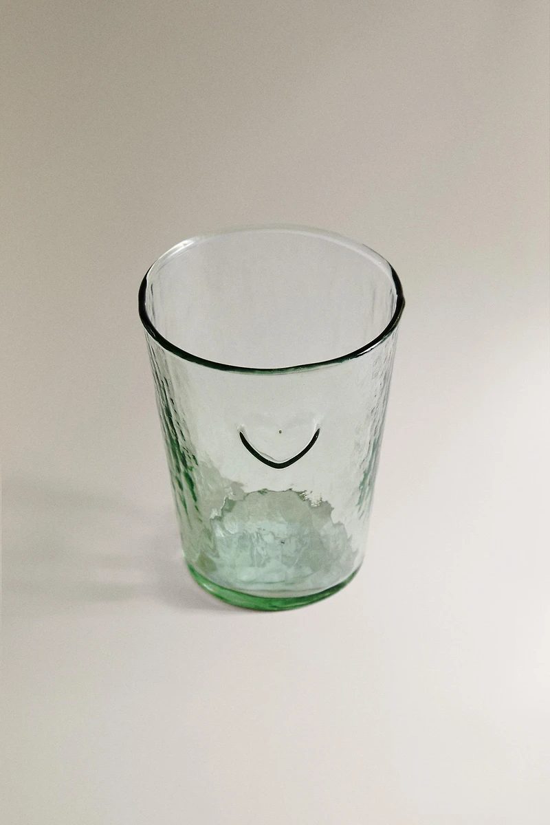 CHRISTMAS HEART GLASS TUMBLER