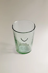 CHRISTMAS HEART GLASS TUMBLER