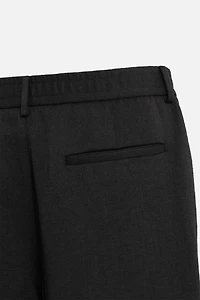 TEXTURED REGULAR FIT PANTS