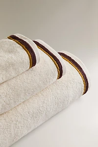 DOUBLE TRIM BATH TOWEL