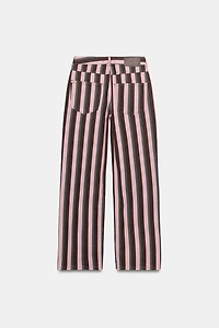 JEAN Z1975 DROIT TAILLE MI-HAUTE À RAYURES