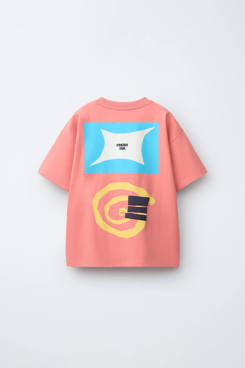 RAISED PRINT T-SHIRT