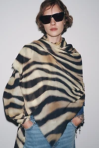 ANIMAL PRINT MODAL SCARF