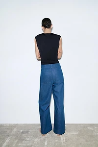 ZW COLLECTION HIGH WAIST WIDE LEG JEANS