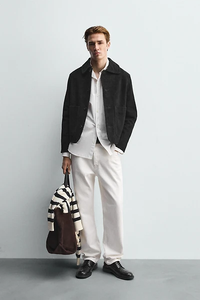 SUEDE LEATHER JACKET