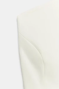 ASYMMETRIC NECK MINI DRESS