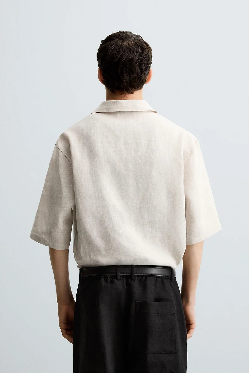 100% LINEN POLO SHIRT