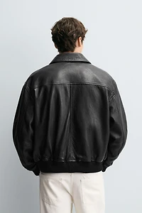 LEATHER POCKET JACKET