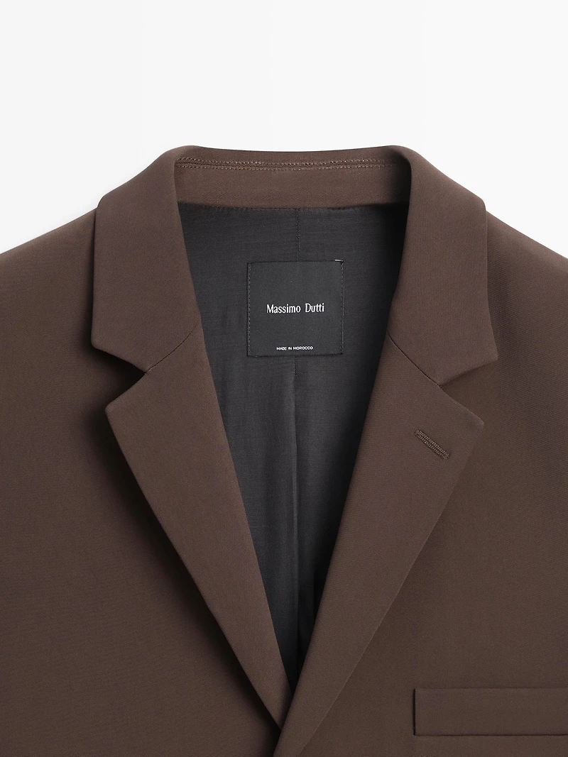 Blazer en crêpe