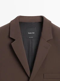 Blazer en crêpe