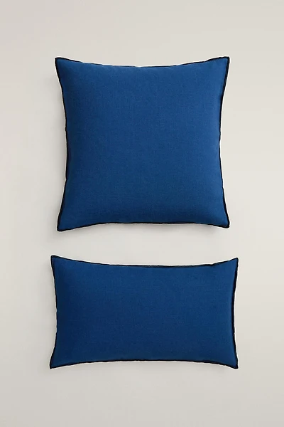 OVERLOCK THROW PILLOW COVER