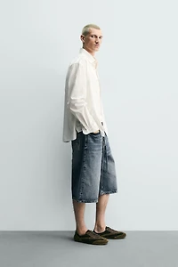 BAGGY FIT DENIM JORTS