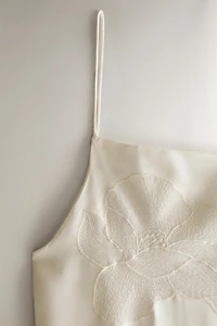 LONG SATEEN NIGHTGOWN