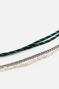 CHAÎNE COMBINÉE AVEC LACET