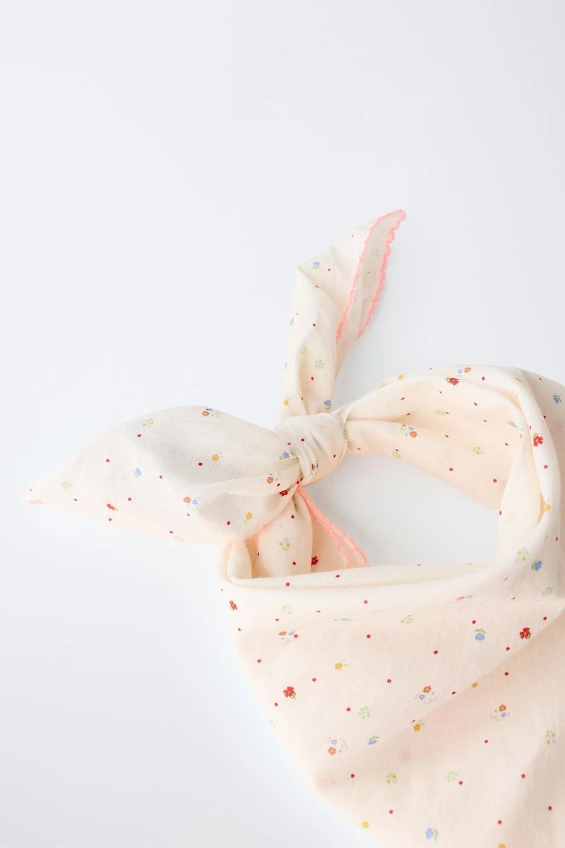NEON FLORAL BANDANA