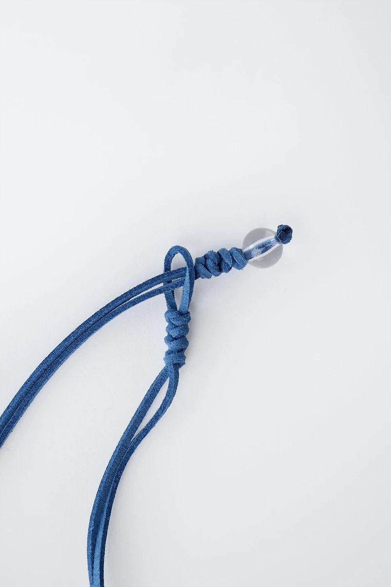 BEADED CORD NECKLACE