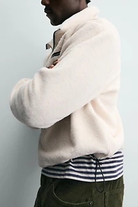 FLEECE QUARTER-ZIP SWEATSHIRT