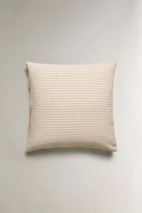 DYED THREAD CHECK PILLOWCASE