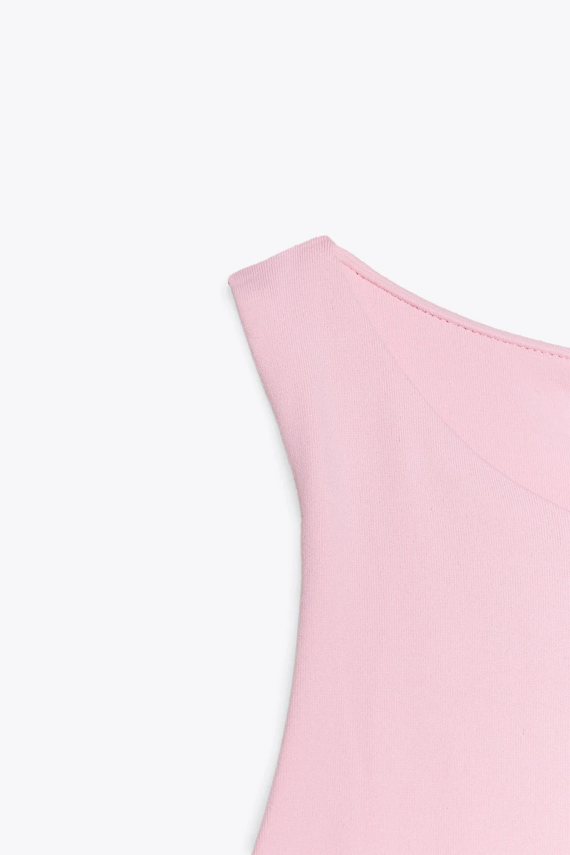 POLYAMIDE HALTER BODYSUIT