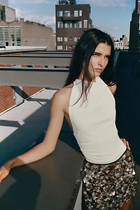 SEQUIN MINI SKIRT