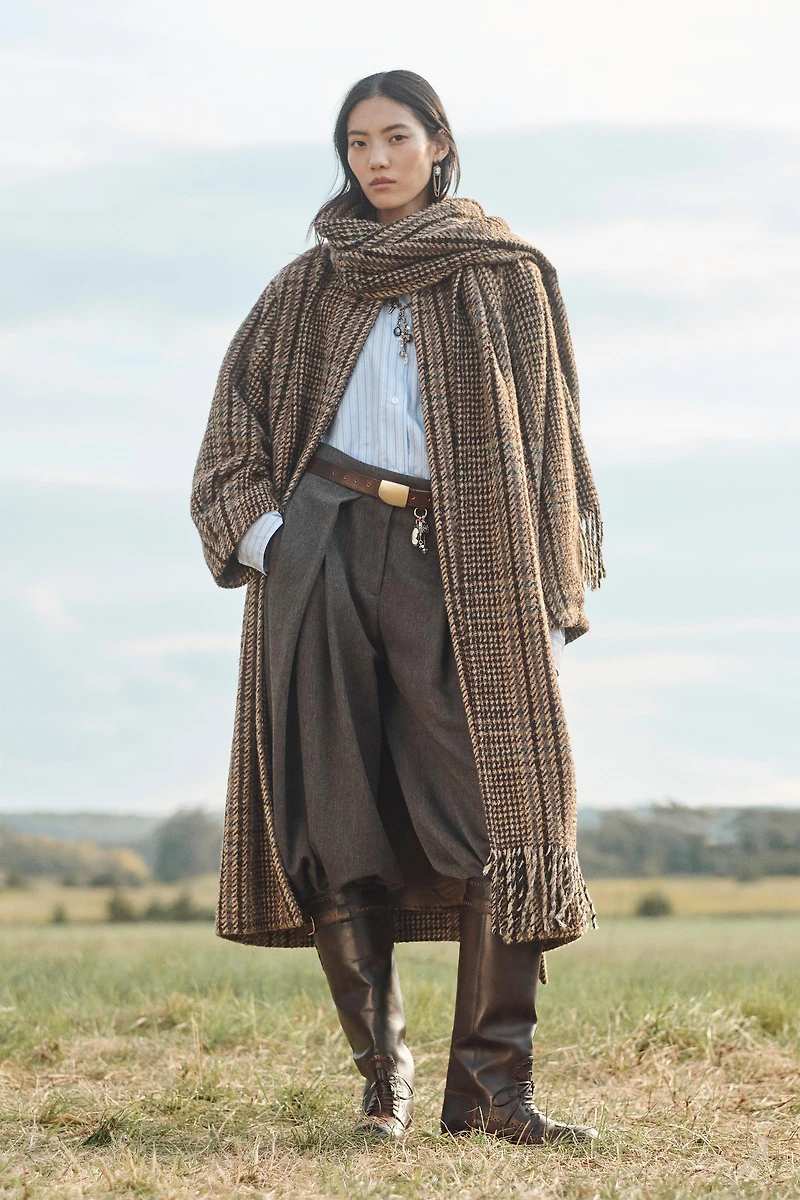 LIMITED EDITION WOOL BLEND VOLUME PLEATED PANTS