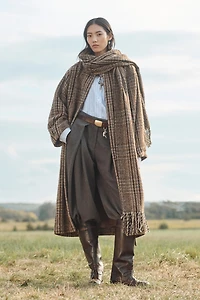 LIMITED EDITION WOOL BLEND VOLUME PLEATED PANTS