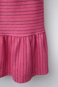 STRIPED PRINT DRESS