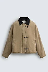 BLOUSON COL BIMATIÈRE BRANDEBOURGS