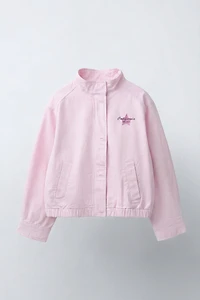 STRIPED TWILL JACKET