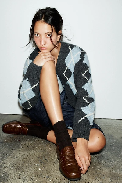 LEATHER LOAFERS