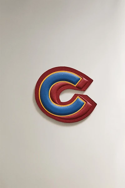 LEATHER LETTER C PATCH