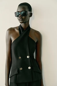 CRISSCROSS HALTER JUMPSUIT