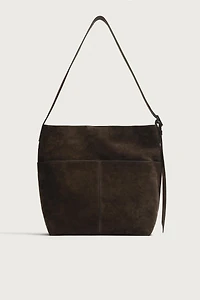 LEATHER SHOPPER BAG