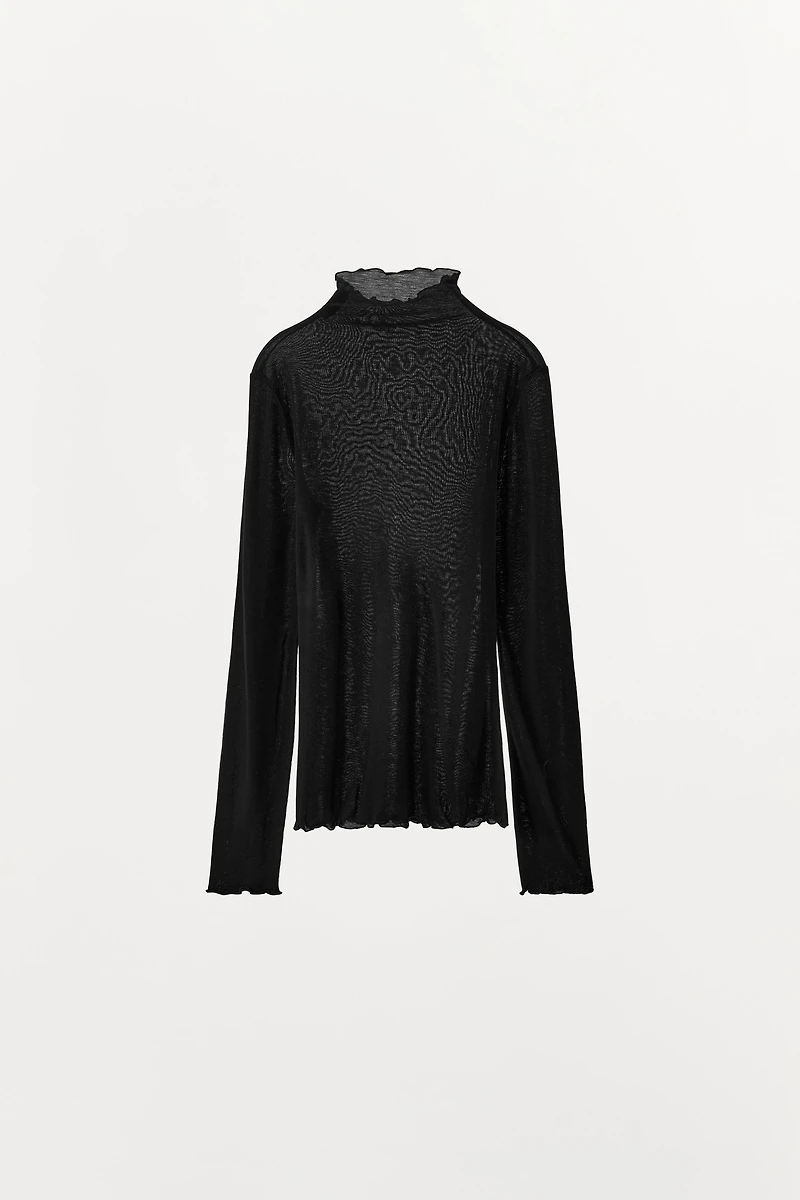 PLAIN T-SHIRT WITH LYOCELL