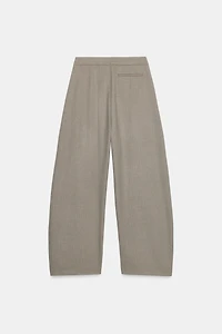 ZW COLLECTION HERRINGBONE BALLOON PANTS