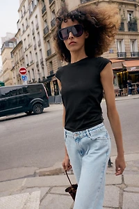 T-SHIRT MINIMAL MANCHES COURTES