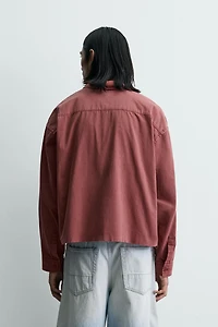 WASHED BOXY FIT SHIRT