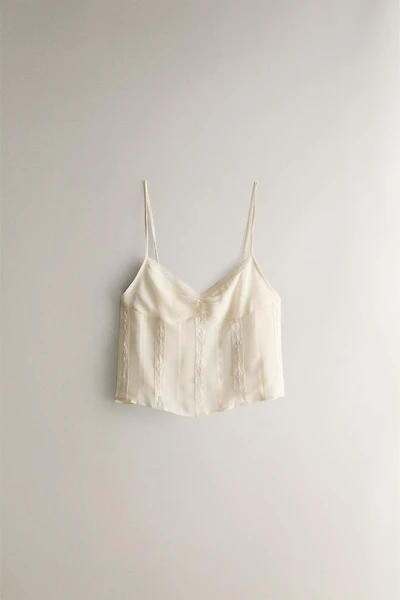 TOP COTON DENTELLE